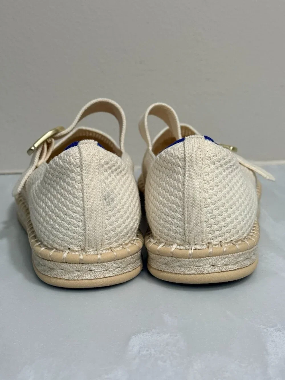 Rothy's The Espadrille Mary Jane Flats in Jasmine sz 11.5
